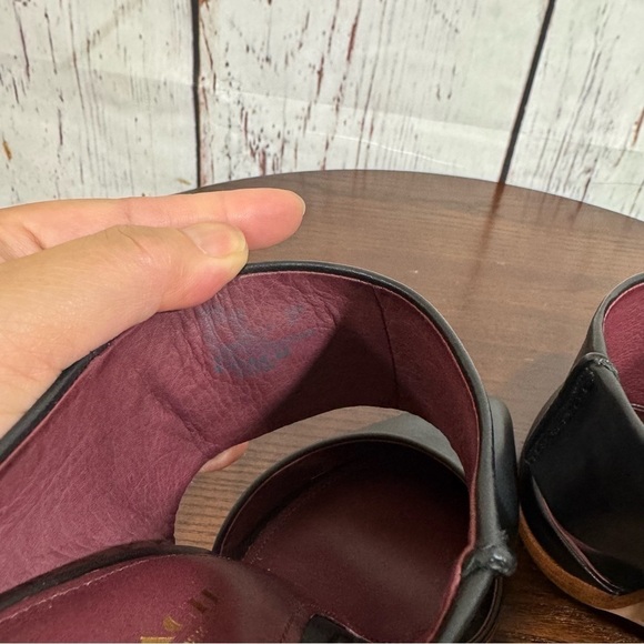 Black Leather Women's Mules - Picture 6 of 14